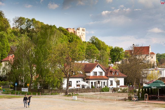 Kazimierz Dolny, panorama na Wzgorze Zamkowe. EU, PL, Lubelskie.